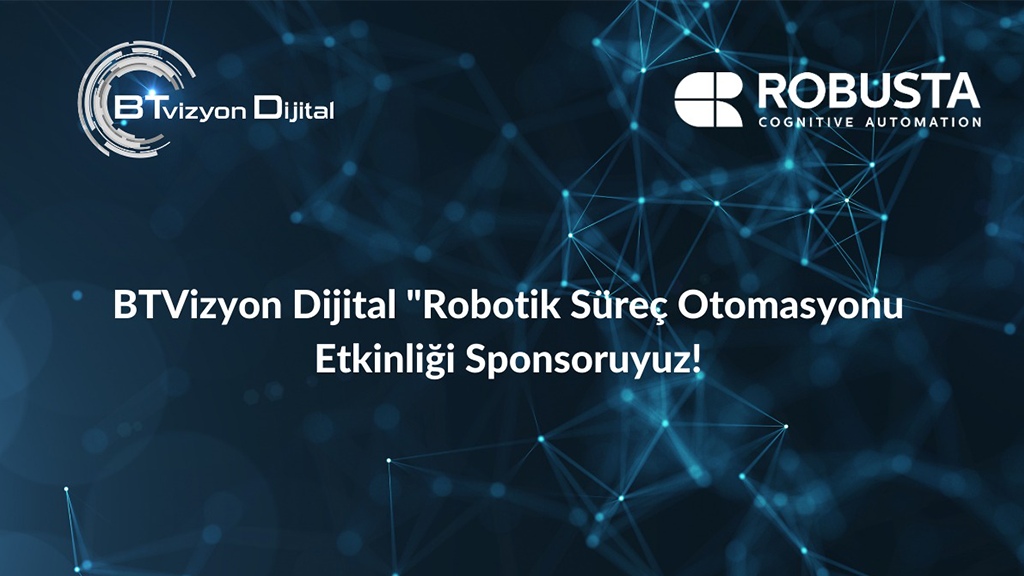BTHaber tarafından 4 Şubat 2021 tarihinde düzenlenecek olan BTVizyon Dijital Robotik Süreç Otomasyonu etkinliğinde sunum ve panel katılımımız ile yer alacağız.