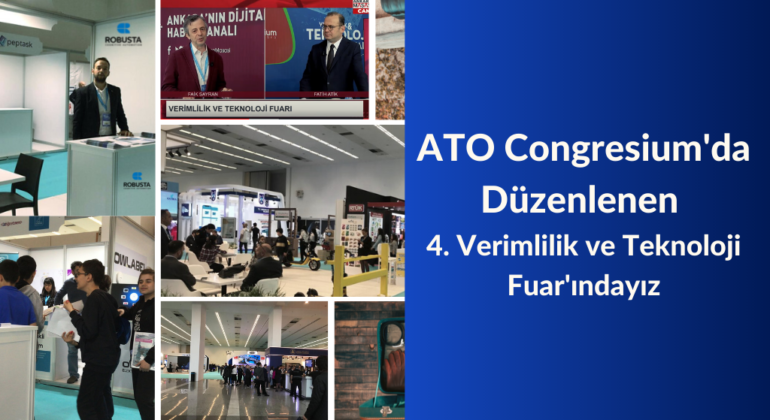 4. verimlilik ve teknoloji fuarındayız